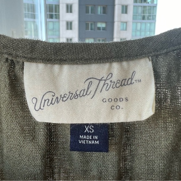 Olive casual dress - Picture 3 of 4